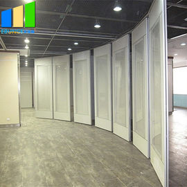Type 80 retractable room divider soundproof partition wall aluminum frame movable partition walls for art gallery