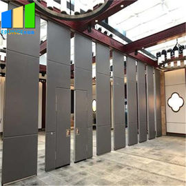 Sound Proof Partitions Top Hanging Sliding Door Acoustic Fabric Finish Foldable Saudi Arabia Banquet Hall Partition Wall