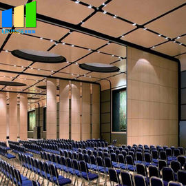 Fashion Movable Partition Walls Dividing Folding Door Sliding Dividers Melamine Wooden Partition For Conference Center