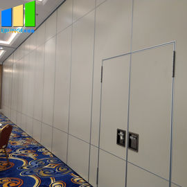 Aluminium Folding Door Retractable Acoustic Room Dividers Folding Portable Partition Wall For Hotel