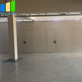 Metal Folding Screen Acoustic Room Dividers Sliding Partition Door Aluminum Frame For Mosque