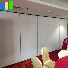 Mdf Folding Door Movable Dividing Vip Room Divider Soundproof Folding Partition Walls With Track For Hotel