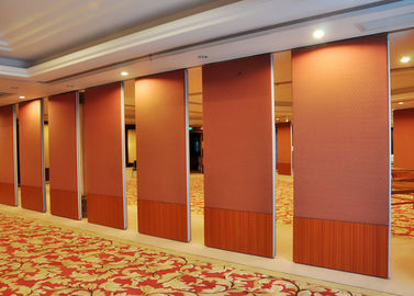 Durable Acoustic Partition Wall PU Leather Surface Finish For Upscale Restaurant