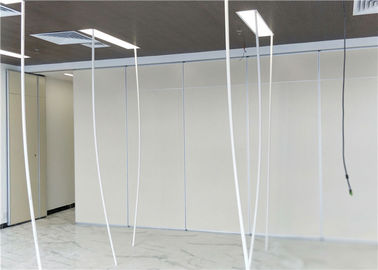 USA Client White Color 65mm Movable Partition Wall Office Project Well Done