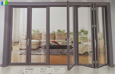 French Interior European Aluminium Folding Doors For Homes Exterior Glass Folding Door