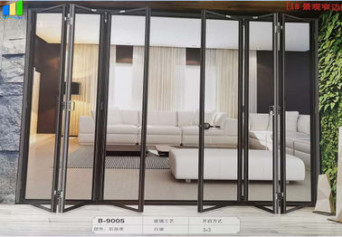 French Interior European Aluminium Folding Doors For Homes Exterior Glass Folding Door