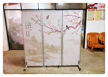 Hotel Folding Partition Wall / Doors With Wheels Indonesia Hospital Movable Folding Partition Wall