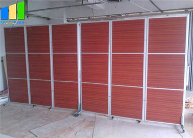 Office Room Division Folding Partition Walls With Wheels For Hotel Space Dividing