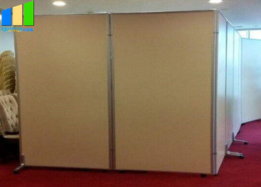 Restaurant Low Hight Folding Wall Partition With Wheels Mdf Melamine Office Divider With Wheels