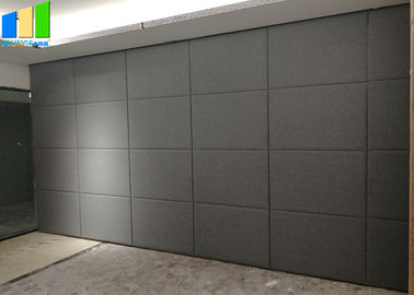 Fabric Sliding Partition Walls / Foldable Partition Wall Room Divider For Office