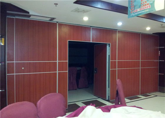 Customized Aluminum Frame 65mm Hotel Movable Operable Partition Wall For Hotel Hall
