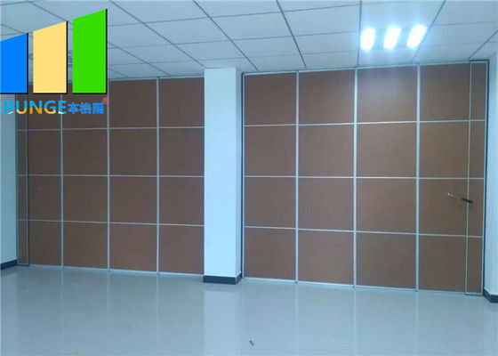 Wooden Panel Material Operable Acoustic Folding Partition Walls For Office Partition Wall Project