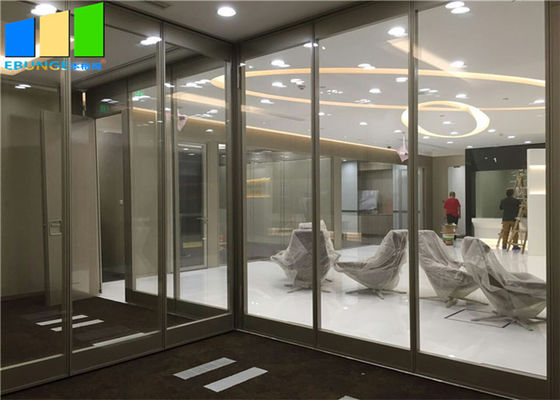 Ebunge Office Glass Modular Partition Aluminum Frame Glass Soundproof Partition For Office Rooms