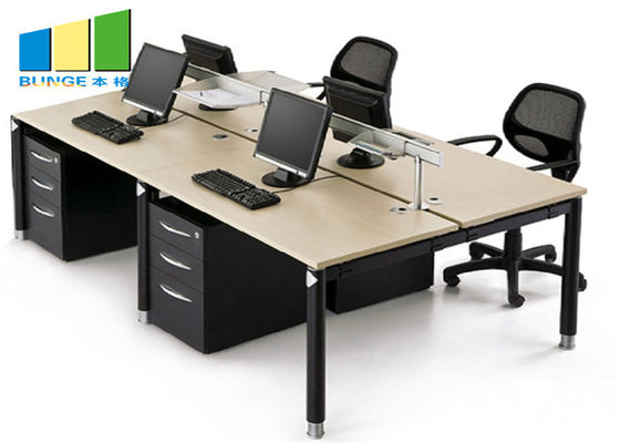 Commercial 4 Seat Cubicle Desk Modern Table Modular Office Workstation Cabinet Office Furniture