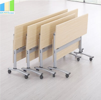 Ebunge Office Meeting Training Folding School Table Folding Desk With Wheels