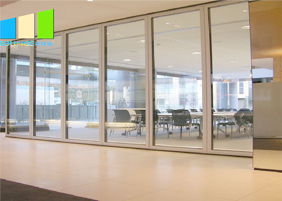 Hot Sale Folding Office Glass Partition Door Sliding Partition Wall