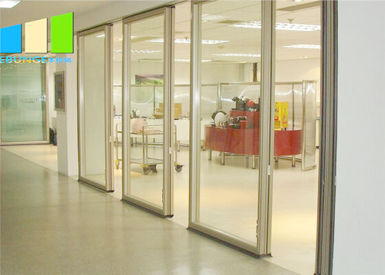 Hot Sale Folding Office Glass Partition Door Sliding Partition Wall