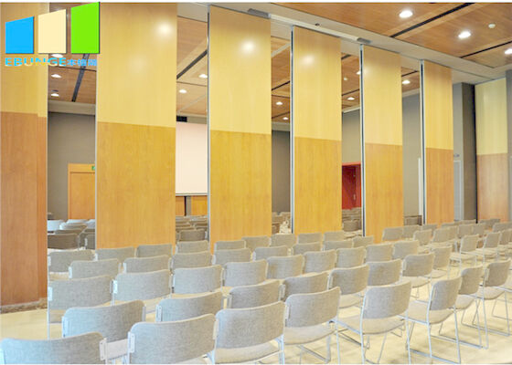 Movable Dividing Folding Door Sliding Dividers Melamine Wooden Partition