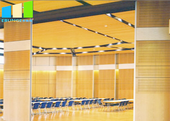 Movable Dividing Folding Door Sliding Dividers Melamine Wooden Partition