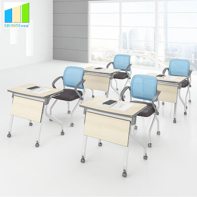 Ebunge School Furniture Wooden Stackable Office Conference Folding Tables