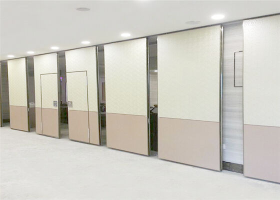 Soundproof Operable Partition Wall Sliding Walls Acoustic 100 mm