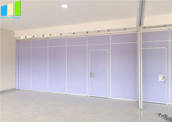 US Acoustic Operable Room Divider Movable Wooden Partition Wall For Auditoriums