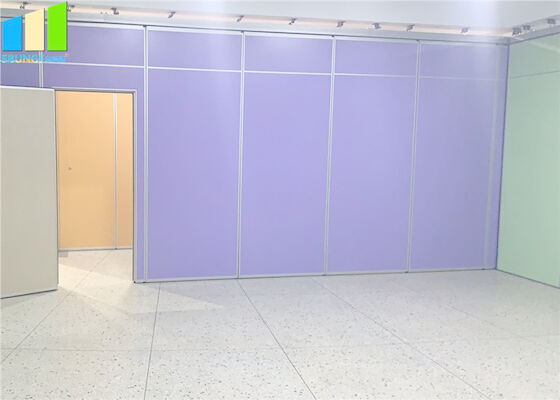 US Acoustic Operable Room Divider Movable Wooden Partition Wall For Auditoriums