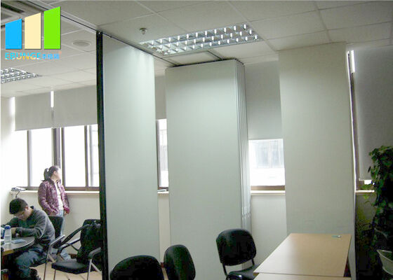 Aluminum Alloy Frame Sound Proofing Folding Partition Walls For Studio