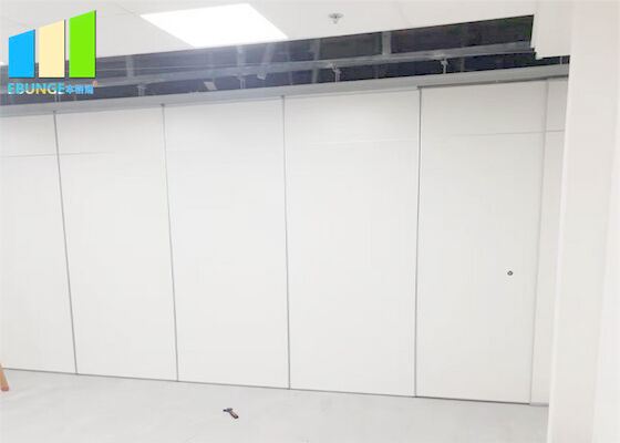 Floor To Ceiling Collapsible White Color Folding Acoustic Partition Walls