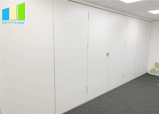 Floor To Ceiling Collapsible White Color Folding Acoustic Partition Walls