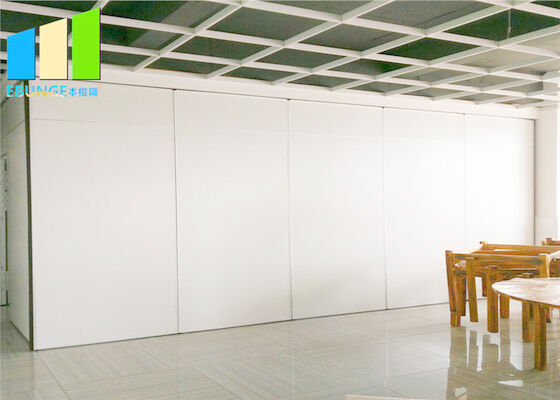 White Color MDF Laminate Operable Movable Partition Walls