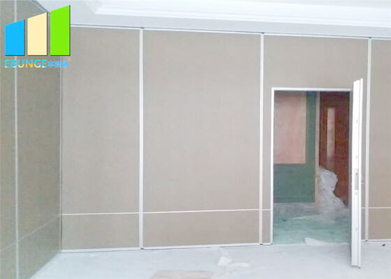 Ballroom Wood Grain Color Collasible Folding Sliding Partition Walls