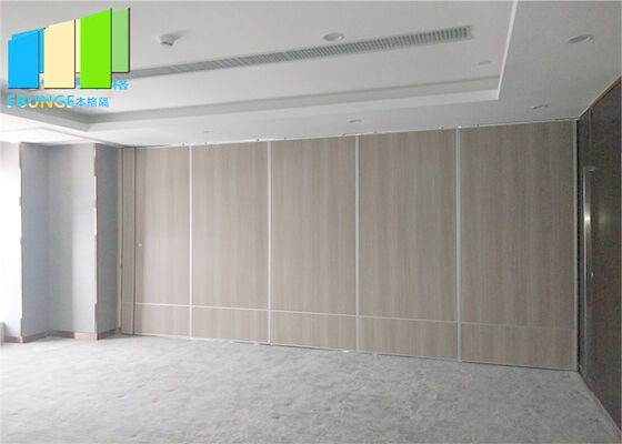 Ballroom Wood Grain Color Collasible Folding Sliding Partition Walls