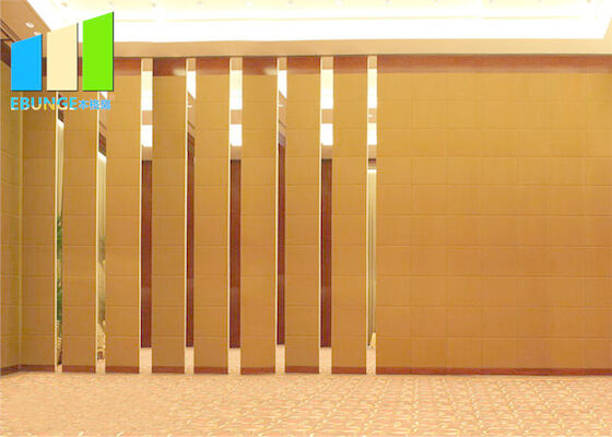 Interior Wood Movable Temporary Sliding Wall Sound Proof Partition