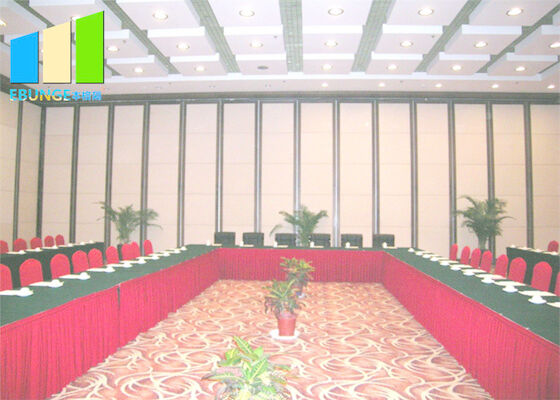 Interior Wood Movable Temporary Sliding Wall Sound Proof Partition