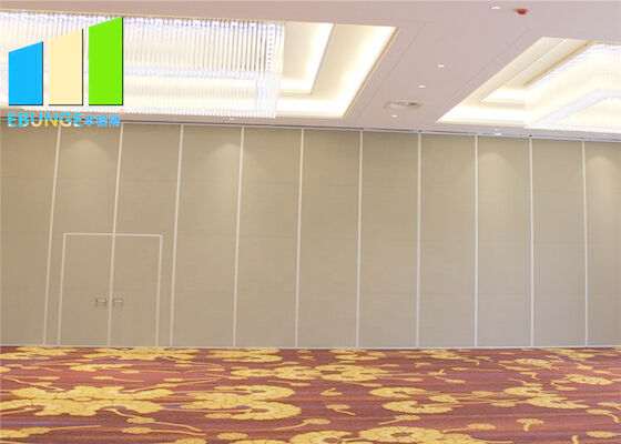 Hanging System Laminate Sound Proofing Foldable Room Dividers With Wheels