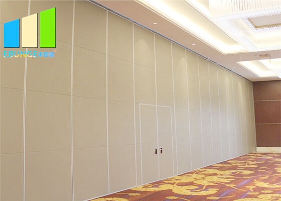 Hanging System Laminate Sound Proofing Foldable Room Dividers With Wheels