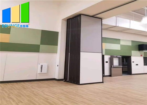 Mobile Acoustic Hotel Fabric Folding Partition Walls For Function Hall