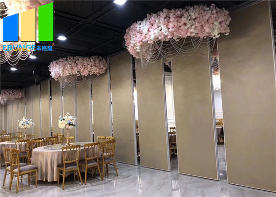 Laminate Soundproof Flexible Conference Room Sliding Folding Partition Walls