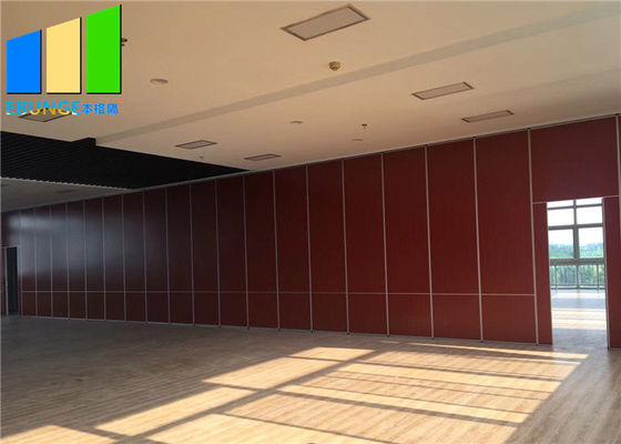 Commercial 5 Star Hotel Sliding Folding Partition Walls For Restaurant