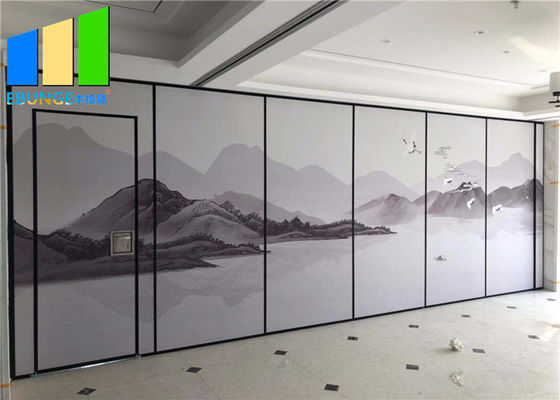 Acoustic Divider Movable Soundproof Folding Partition Walls Panel For Restaurant