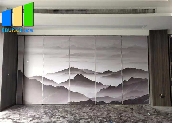 Acoustic Divider Movable Soundproof Folding Partition Walls Panel For Restaurant