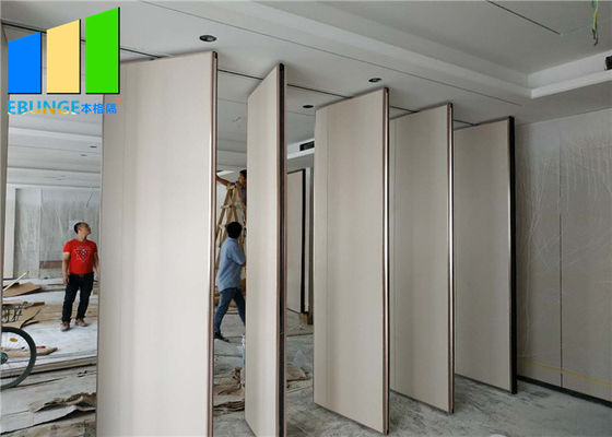 Removable Soundproof 65mm Thick Office Sliding Folding Partition Wall Divider