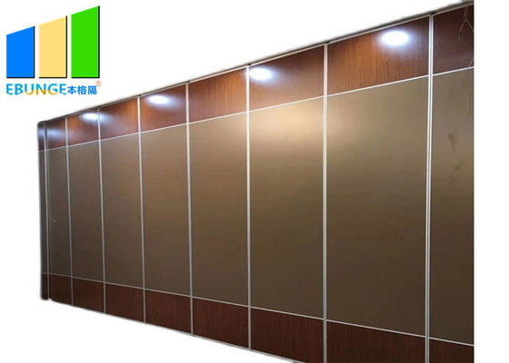 Acoustic Movable Office Partition Walls In Leather Surface For Hotel Hall