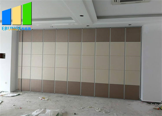 Aluminum Frame Sound Proof Fabric Folding Partition Walls For Office Training Room