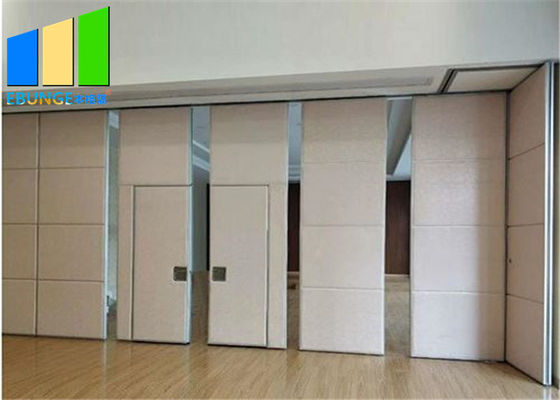 Foldable Room Partition Wall Aluminium Sound Proof Hotel Sliding Door Partition