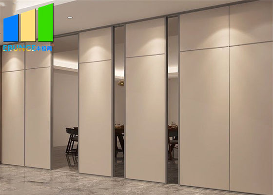 Easy And Quick Installation Folding Partition Wall Retractable Partition Walls with Hanging Track System