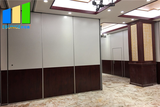 Five Star Hotel Soundproof Folding Partition Walls With Aluminum Tracks