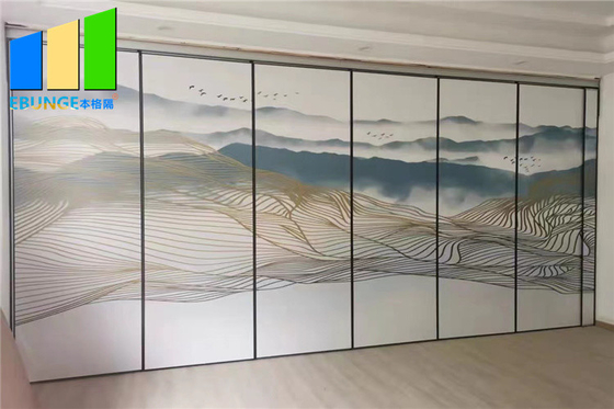 65 MM Thick Moveable Acoustic Partition Wall No Floor Track