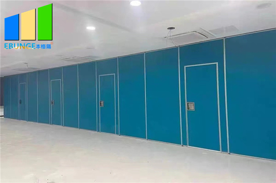 Function Hall Foldable Acoustic Partition Panels With Moveable Pass Door